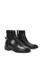 Black XY LONDON Black 'Ailany' Chelsea Ankle Boots Elasticated Buckle Detail, Image 3 of 6