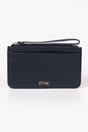 Navy Blue Etre Navy Blue Plain Passport Holder Clutch Wallet, Image 1 of 2