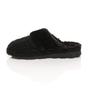 Black AJVANI Black Glitter Knitted Mules Slippers, Image 2 of 5