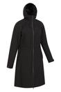 Black Hilltop Extra Long Waterproof Jacket, Image 4 of 4