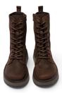 Dark Brown Womens Suede Leather Boot-RAMI037, Image 5 of 5