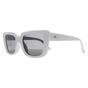 White Montana White Rectangle Shiny White Smoke Polarized MP193, Image 2 of 4