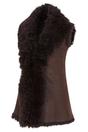 Brown Toscana Shearling Sheep Leather Gilet, Image 2 of 7