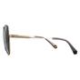Grey Square Grey Gold Grey Polarized Sunglasses, Image 3 of 4