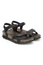 Black Womens Platform Wedge Sandals -Sulia B2, Image 2 of 8