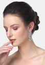 Green Diva Raindrop Dangle Earrings, Image 4 of 5