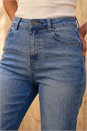 Light Denim Straight Leg Stretch Jeans, Image 4 of 4