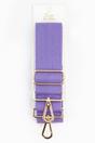 Lilac Plain Woven Wide Bag Strap, Image 4 of 4