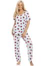 Light Blue Camille Lingerie Light Blue Spandex Full Length Pyjama Set, Image 1 of 5