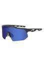 Black Loki Photochromic UV400 Cycling Sunglasses with Mirror Scratch-Resistant Lens, Image 1 of 5