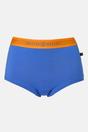 Midnight Blue Pack of Three "Citron Blue" Cotton Hipster Boxer Briefs, Image 5 of 8