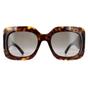 Brown Square Havana and Gold Brown Gradient GAYA/S, Image 1 of 4