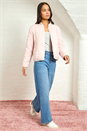 Light Pink Petite Quilted Puffer Jacket, Image 8 of 8