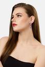 Violet Gleaming violet Drop Earrings, Image 4 of 4