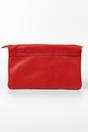 Red Italian Leather Clutch Bag, Image 2 of 3