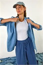 Denim Baby Corduroy Wide Leg Trousers, Image 7 of 7