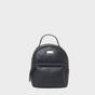Black 'BETTY' Zip Top Mini Pebble Grain Leather Backpack, Image 1 of 3