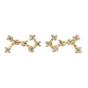 Gold Scorpio Star Sign Constellation Astrology Tiny Earrings, Image 1 of 2