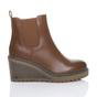 Camel AJVANI Camel High Wedge Heel Chelsea Ankle Boots, Image 2 of 6