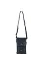 Black 'York' Real Leather Smartphone Crossbody Bag, Image 2 of 5