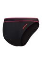 Grey Striped VCut Bikini Bottoms, Image 2 of 4