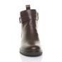 Brown AJVANI Brown Flat Low Heel Ankle Boots, Image 6 of 6