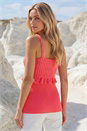 CORAL Dusk Crochet Frill Top, Image 3 of 4