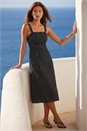 Black Polka Dot Strappy Dress, Image 1 of 4