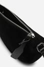 Black 'Cloud' Suede Crossbody Shoulder Bag, Image 3 of 3
