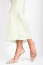 Silver iKrush Silver Soraya Studded Pointed Slingback Heels, Image 6 of 8