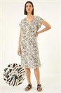 Ivory  Speckled Sparkle Shift Dress , Image 2 of 6