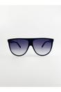 Black Black Oversized Sunglasses with Black Ombre Lenses, Image 1 of 4