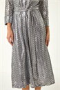 Silver Sequin Shirt Dress, Image 5 of 5