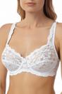 White Underwired Floral Lace Bra, Image 1 of 3