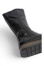 Black Womens Leather High Long Boots-RHEA042, Image 5 of 5