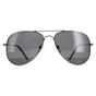 Grey Aviator Gunmetal Smoke Grey Polarized MP94 Sunglasses, Image 1 of 4