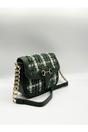 Green Knit Check Shoulder Bag, Image 5 of 6