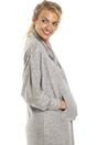 Grey Camille Lingerie Grey Long Sleeve Cowl Neck Lounger, Image 2 of 4