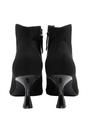 Black Amelia Faux Suede Kitten Heel Ankle Boots, Image 2 of 5