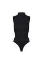 Black Sleeveless Turtleneck Sculpting Bodysuit, Image 1 of 5