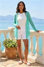 Light Blue  Light Knitted Shrug , Image 2 of 4