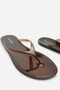 Brown Chandler Jelly Thong Flip Flop Sandals, Image 5 of 6