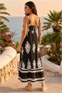 Black Paisley Ric Rac Maxi Dress, Image 2 of 4