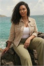 Natural  Curve Mid Wash Denim Jacket, Image 2 of 4