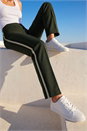 KHAKI Petite Side Stripe Trouser, Image 2 of 4