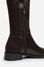 Dark Brown 'Diem' Over Тhe Knee Pull On Boots, Image 5 of 6