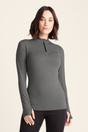 Grey Snowdon Thermal Base Layer Quarter Zip, Image 1 of 4