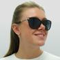 Black Cat Eye Black With Gold Detailing Grey Gradient BE4216 Sunglasses, Image 5 of 7
