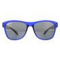Blue Montana Blue Rectangle Blue with Black Rubbertouch Black Polarized Sunglasses, Image 1 of 4