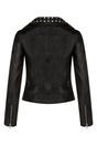 Black Gothic Biker Stud Leather Jacket -Bilbao, Image 4 of 4
